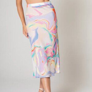 Lavender Brown Sophia Slip Skirt